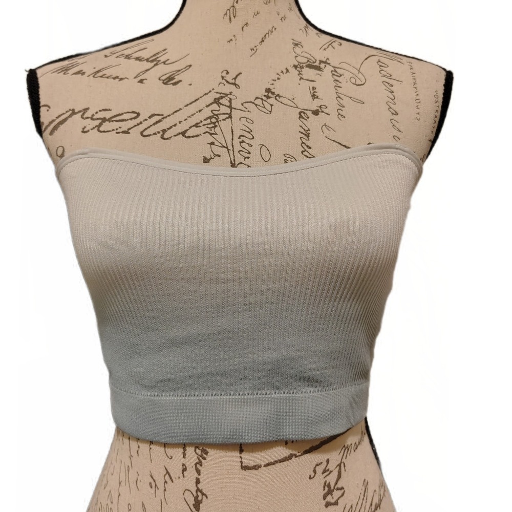 Victorias Secret Omber Bandeau Tube Top Large Seamless Convertible Straps Beach